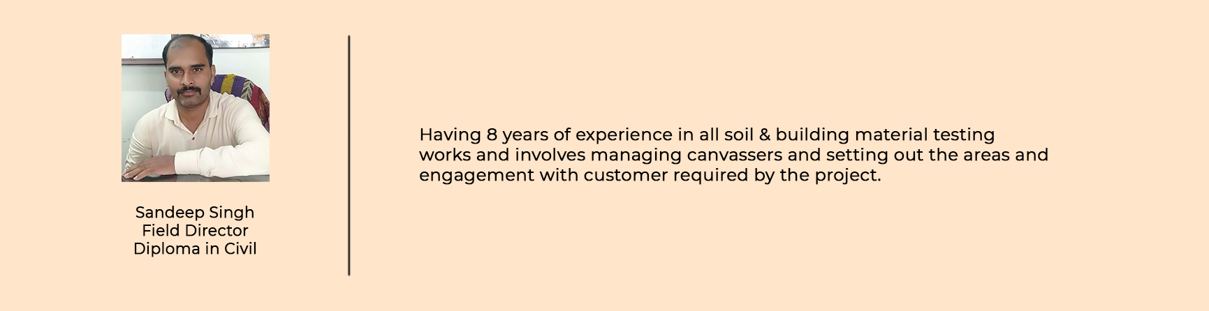 vmt sandeep singh field director